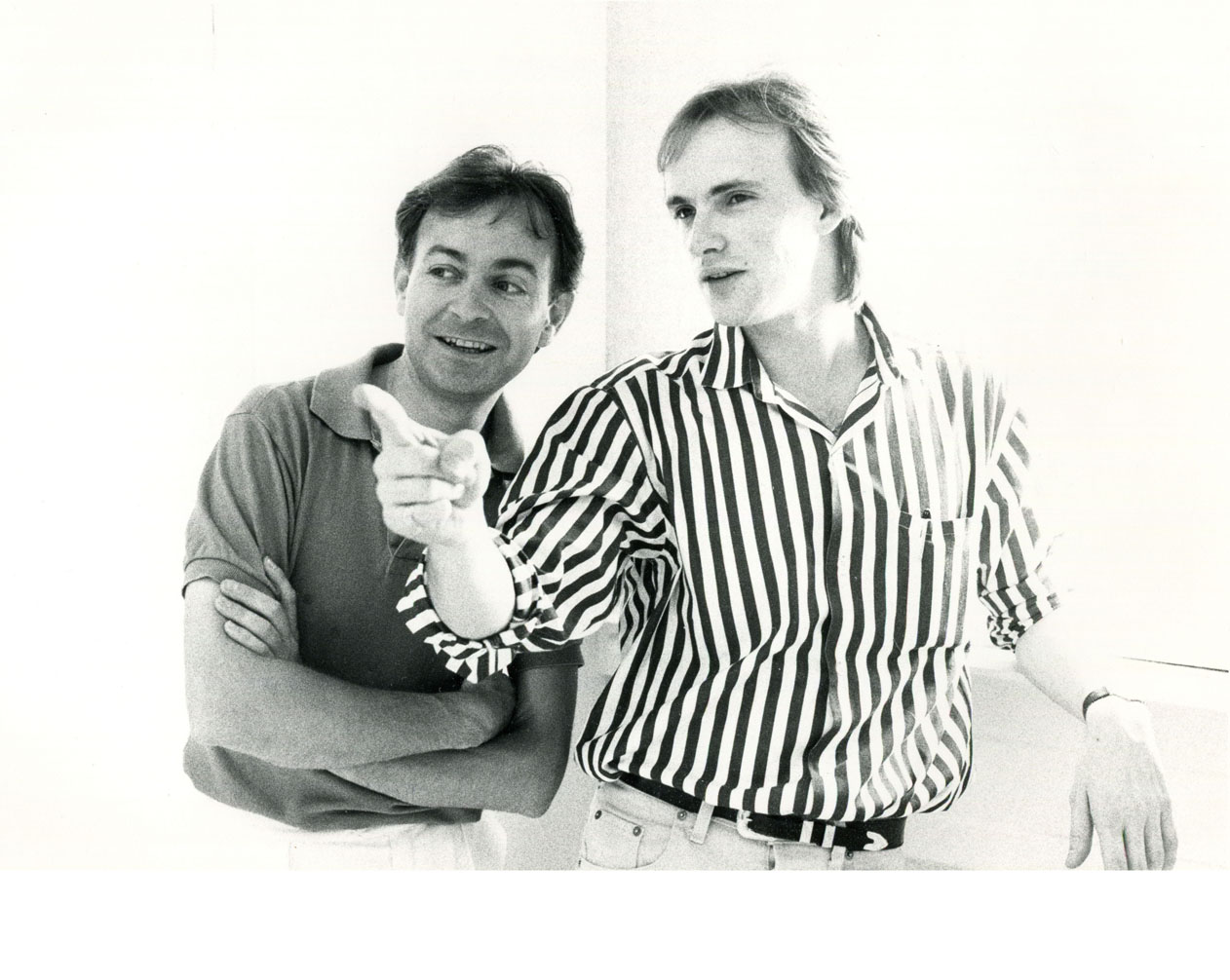 13 Pierre-Jean de San Bartolomé, metteur en scène et Jean-Christophe Maillot, chorégraphe - 1986