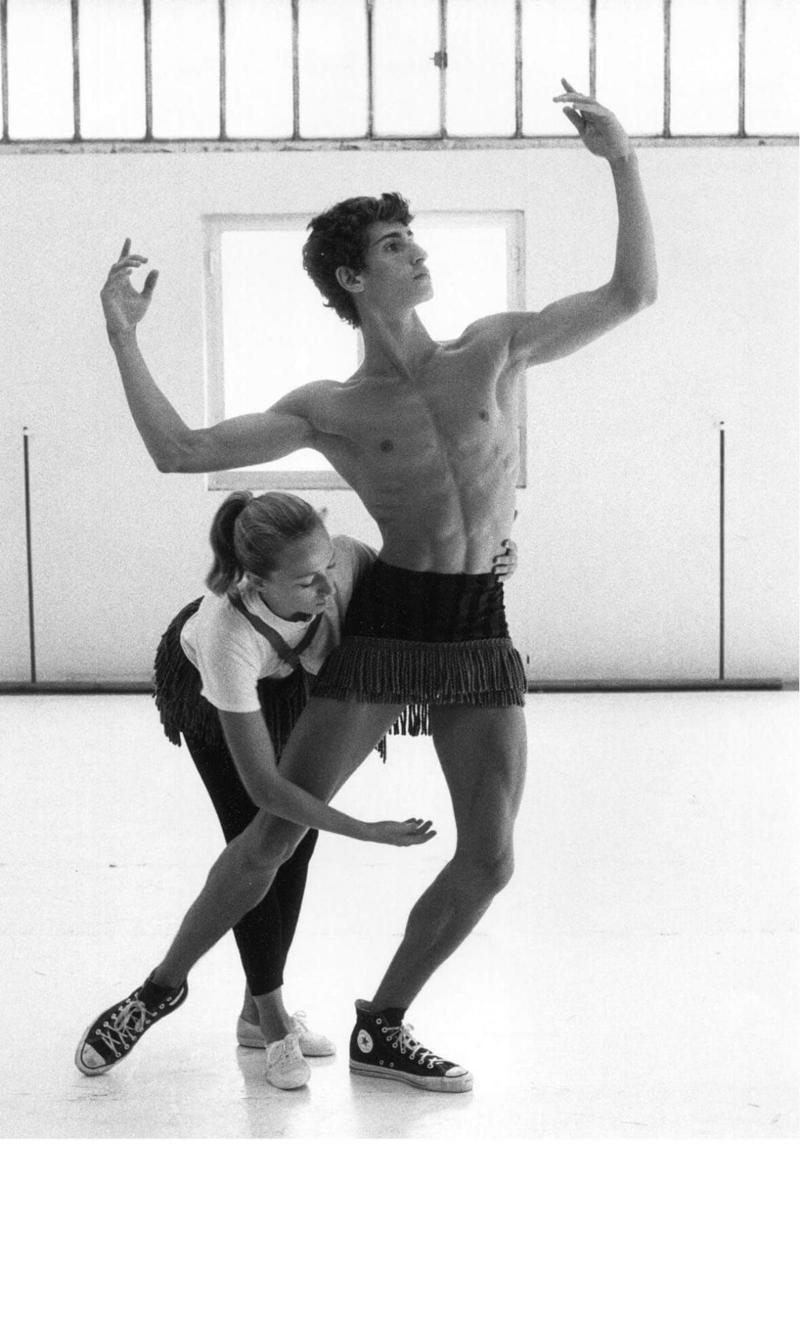 14 Sandra Boersch et Stéphane Bossyvine - Jeune Ballet de France n°3 - Cannes - août 1985
