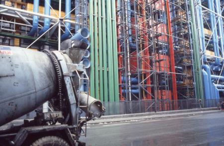 la bétonnière de Beaubourg, 1978