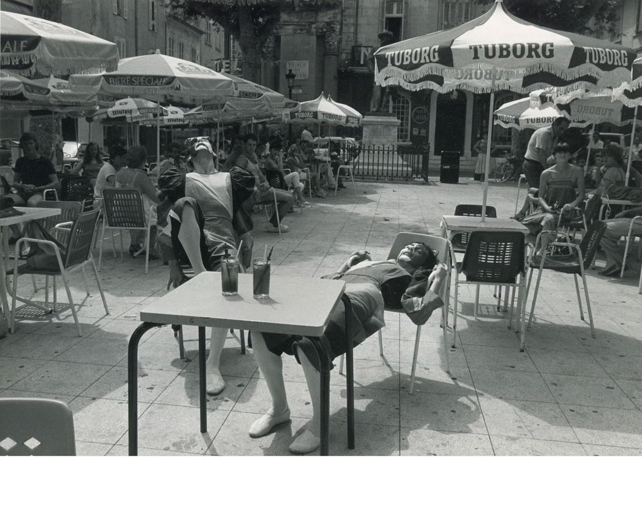 2 Intervention de Michèle Ettori et Didier Théron - place du Forum à Arles - 25 juillet 1983