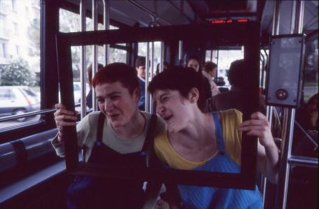 22 Festival Acteurs-Acteurs - Bus bizarre - Diane Sagard et Béatrice Moreno - Tours - 1996