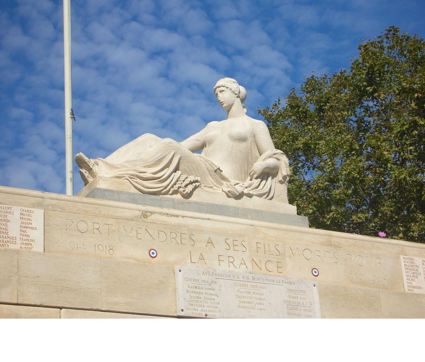 7 - Le monument aux morts de Port-Vendres par Aristide Maillol