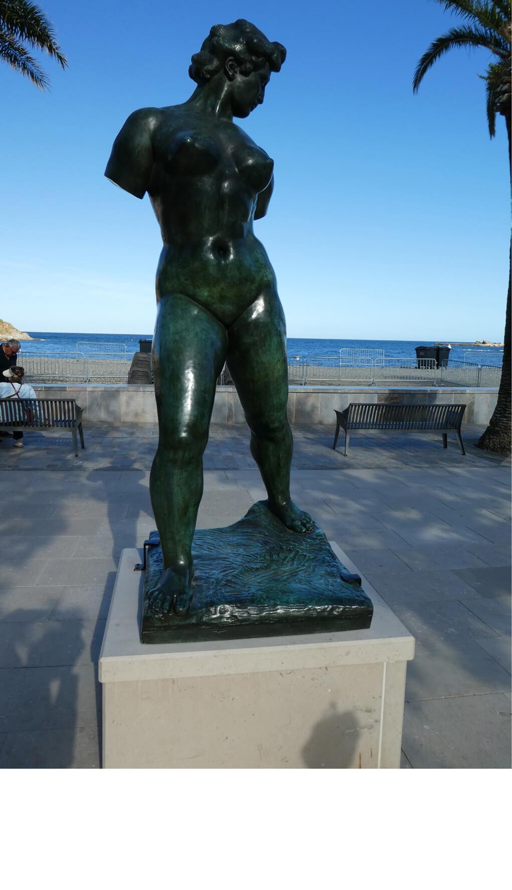 5 Statue de Maillol à Banyuls - L'action enchaînée - Monument à Auguste Blanqui (sans bras)