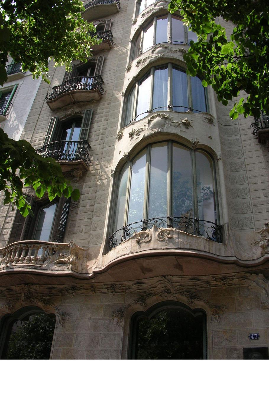 7 Casa Miguel Fargas - rambla de Catalunya, 47 -  architecte Enric Sagnier i Villasecchia - 1902
